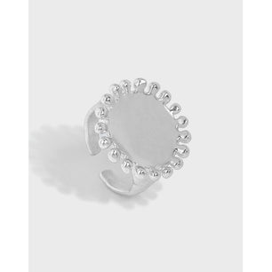 Party Sunflower Silver Ring