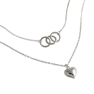 Love Silver Necklace