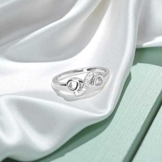 Infinity Bond Silver Ring