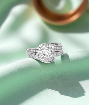 Majestic Crown Silver Ring