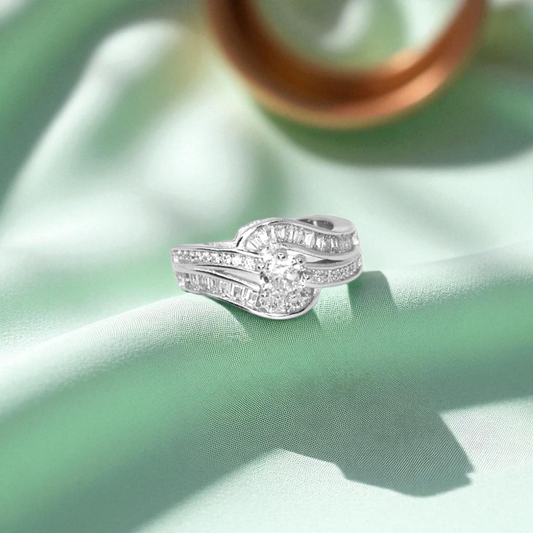 Majestic Crown Silver Ring