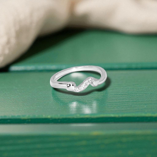 Heartbeat Promise Silver Ring
