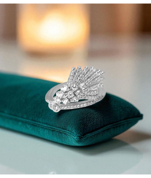 Aether Crown Silver Ring