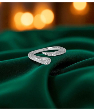 Aurora Arc Silver Ring