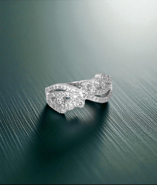 Twilight Cluster Silver Ring