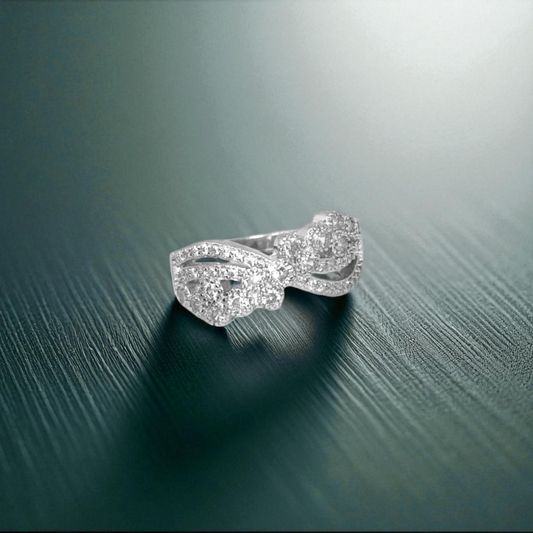 Twilight Cluster Silver Ring